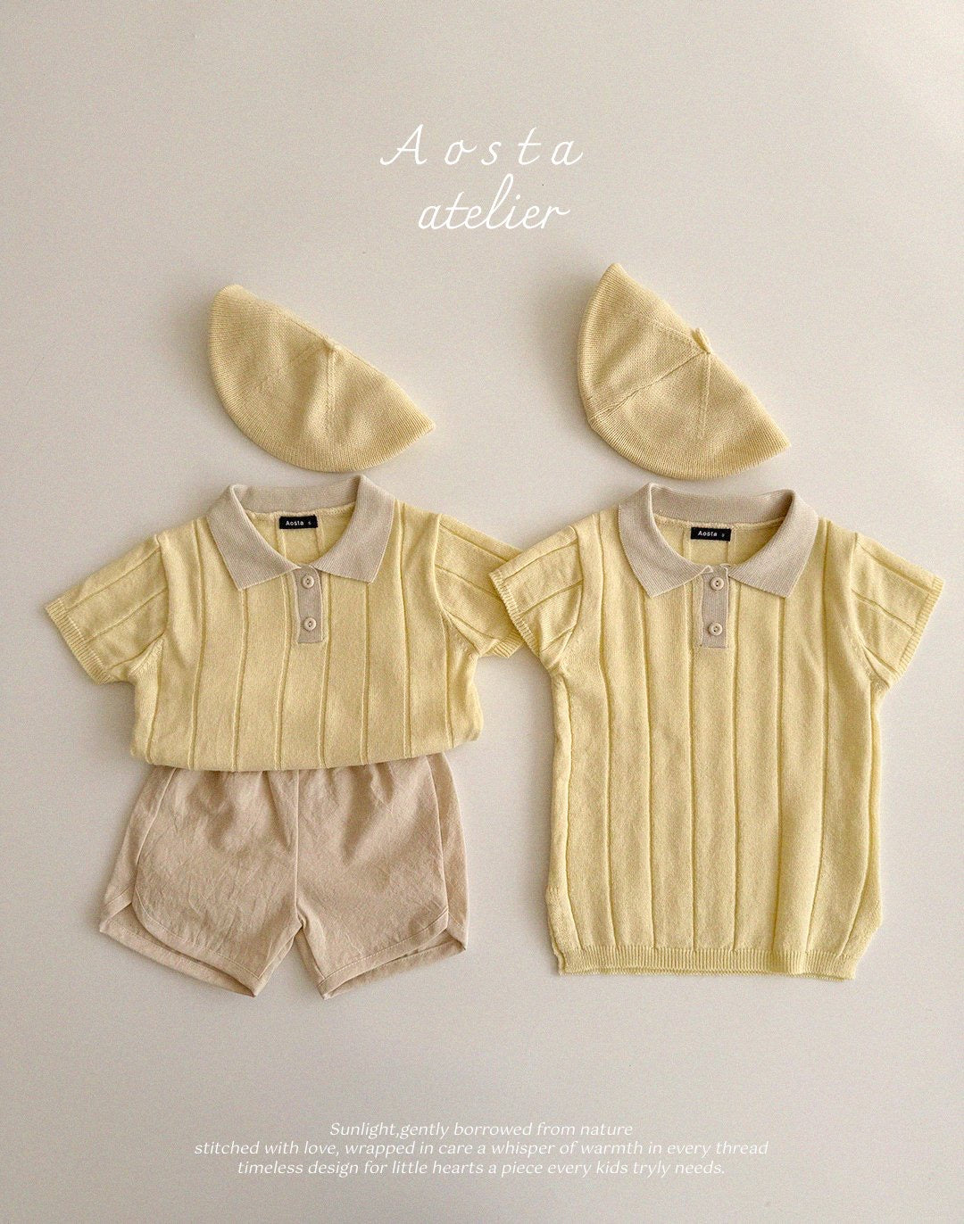 Aosta knit collar dress (1-5y)