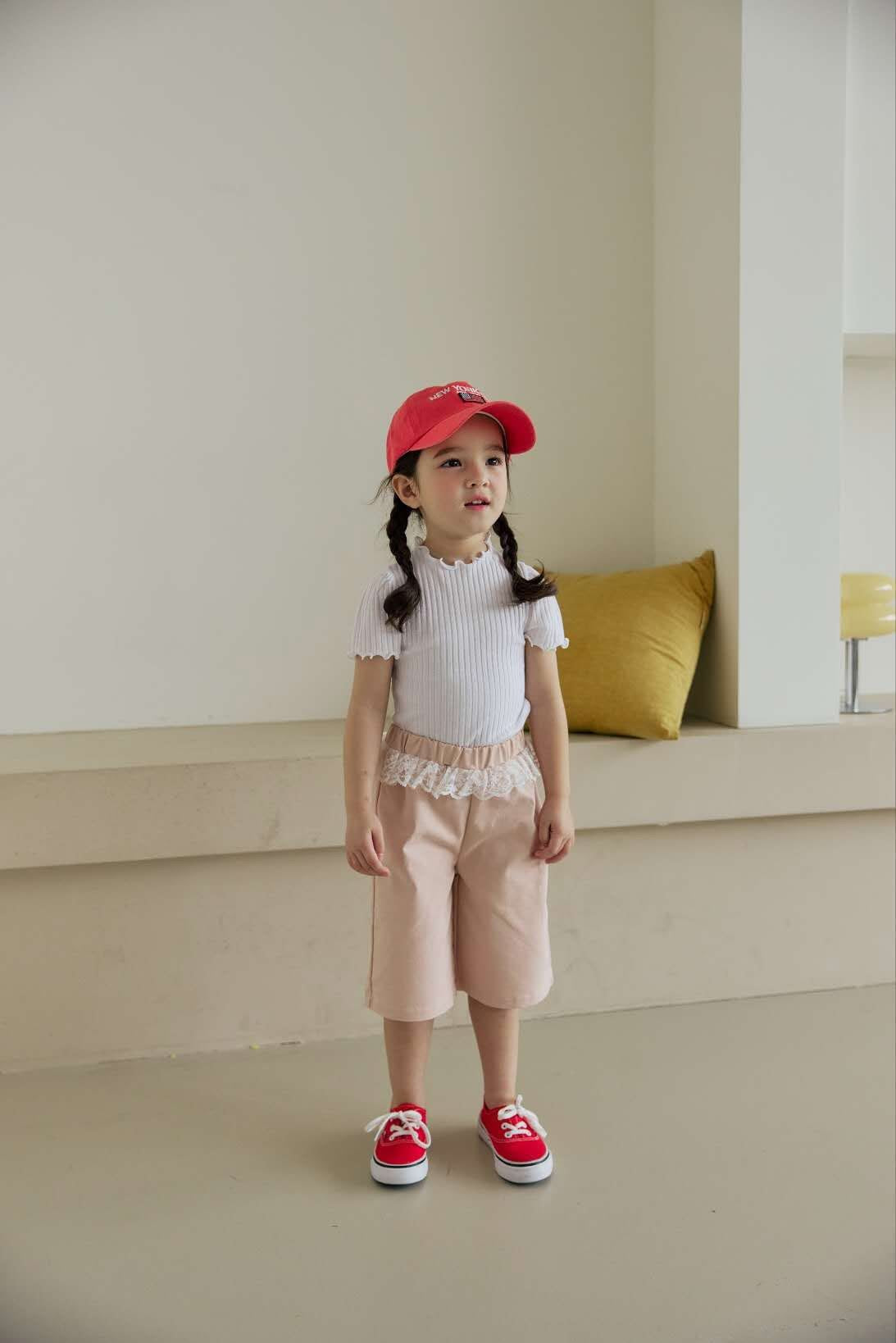 Orangemom 木耳坑條tee (95-140cm)