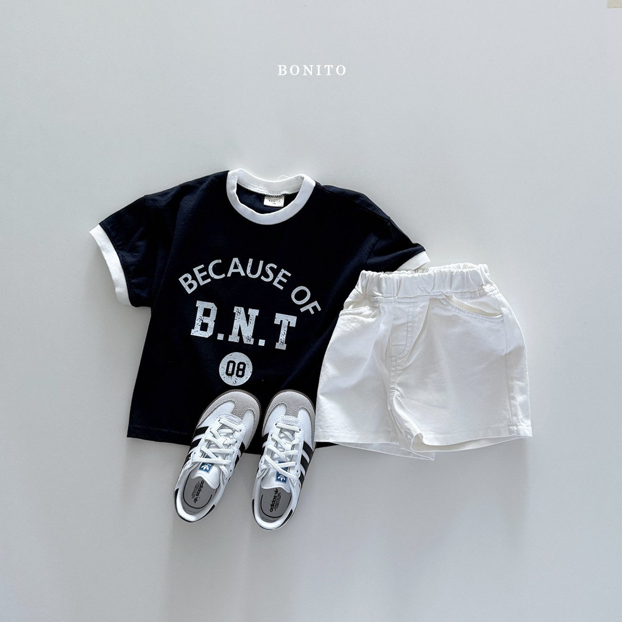bonito BNT color combination tee (70-140cm)