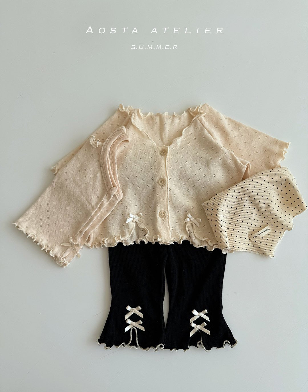 Aosta camellia cardigan (70-110cm)