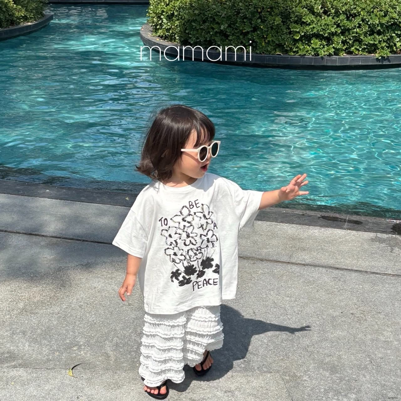 Mamami 親子款 - 手繪花花tee (kids & adult)