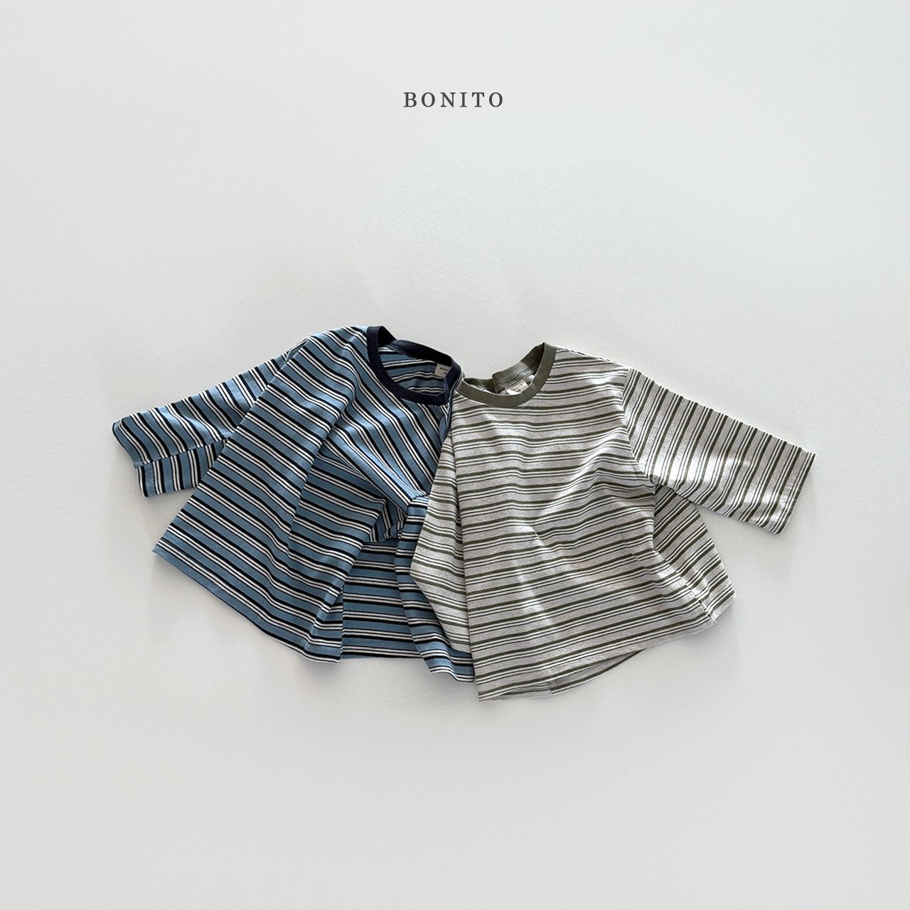 bonito collar tone on tone st tee (~80-140cm)