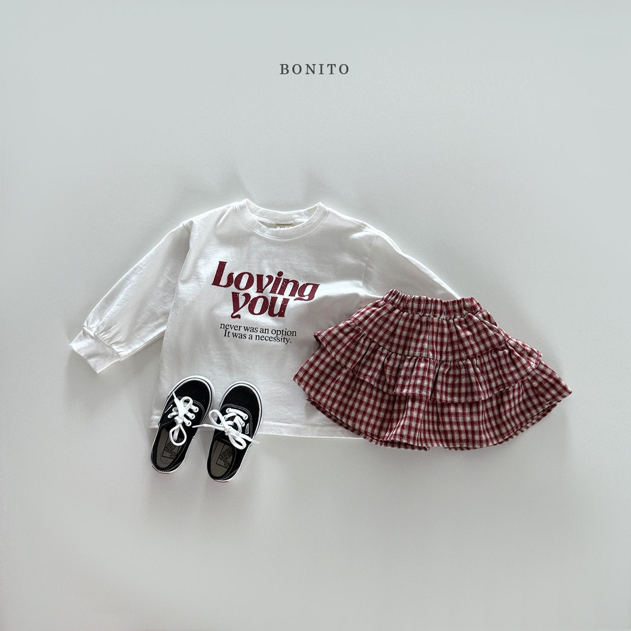 bonito loving you shibori tee (~80-140cm)