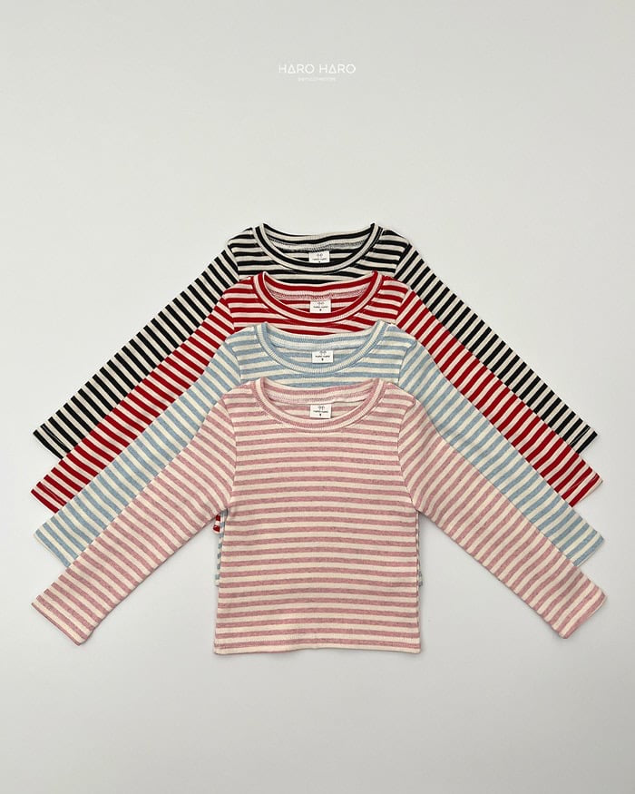 HAROHARO sweet border tee (85-140cm)