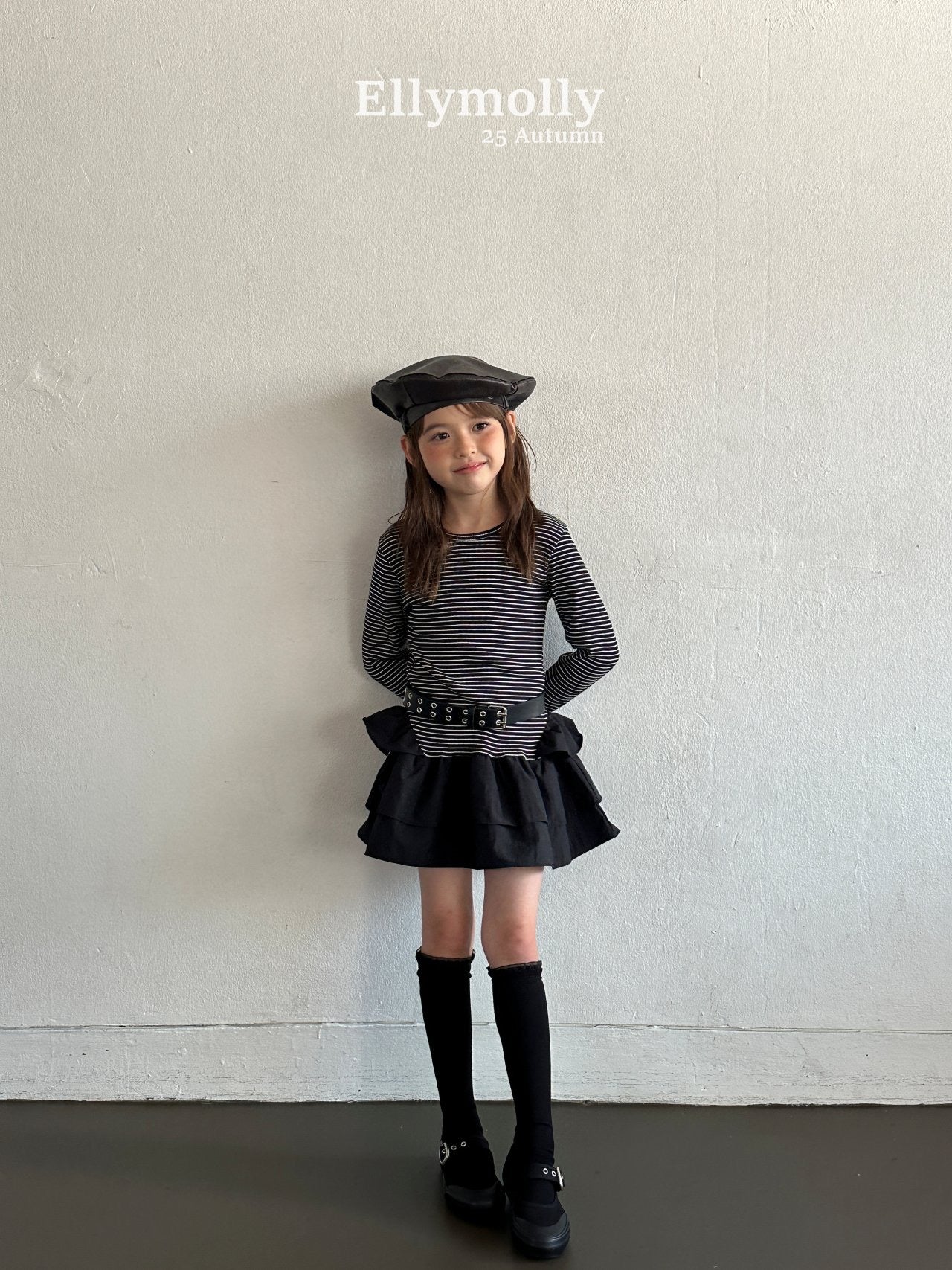 ELLYMOLLY frill knee high socks
