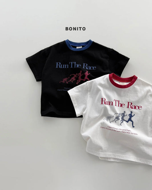 Bonito run the race tee (~80-140cm)