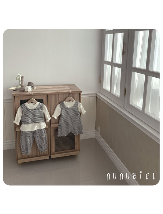 nunubiel bebe stripe suit (3-18m)
