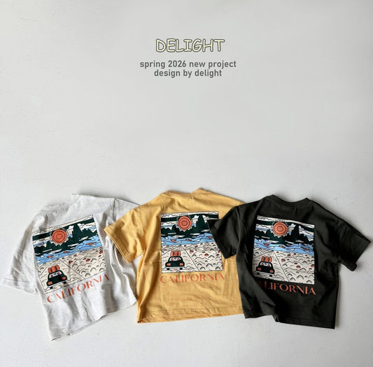 Delight 親子露營印花圖案Tee (kids & adult)