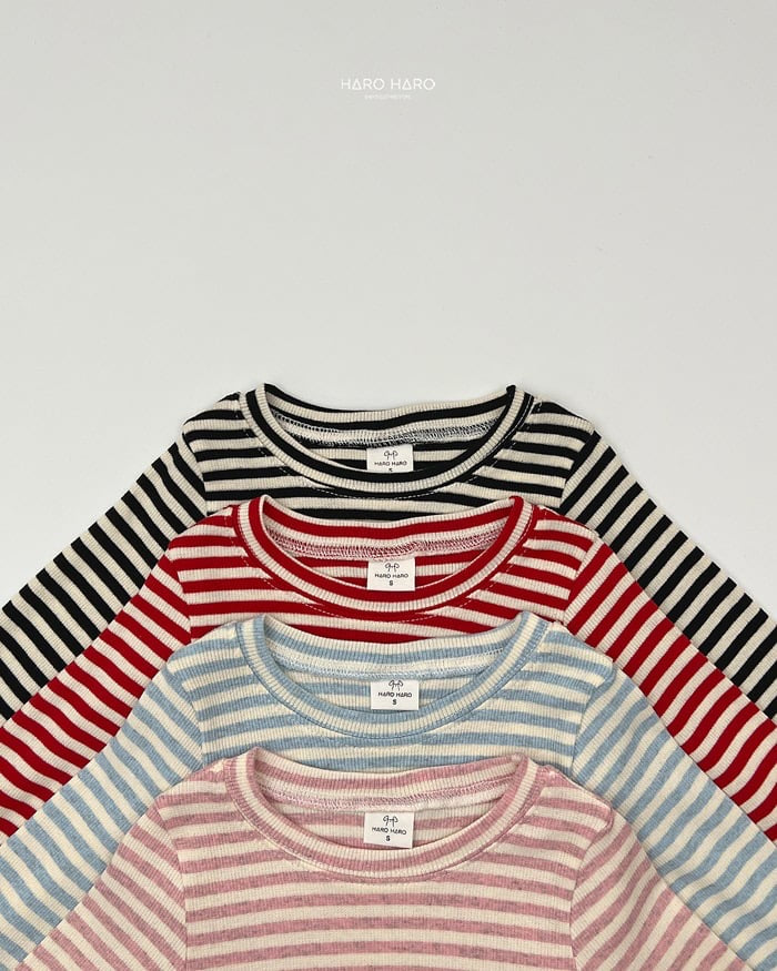HAROHARO sweet border tee (85-140cm)