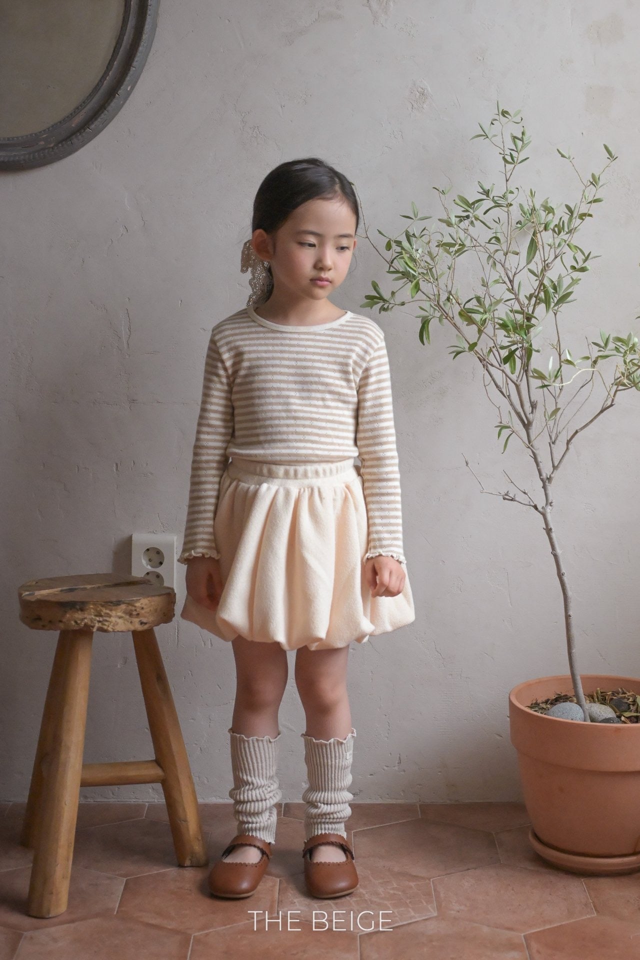 the beige balloon skirt (80-120cm)