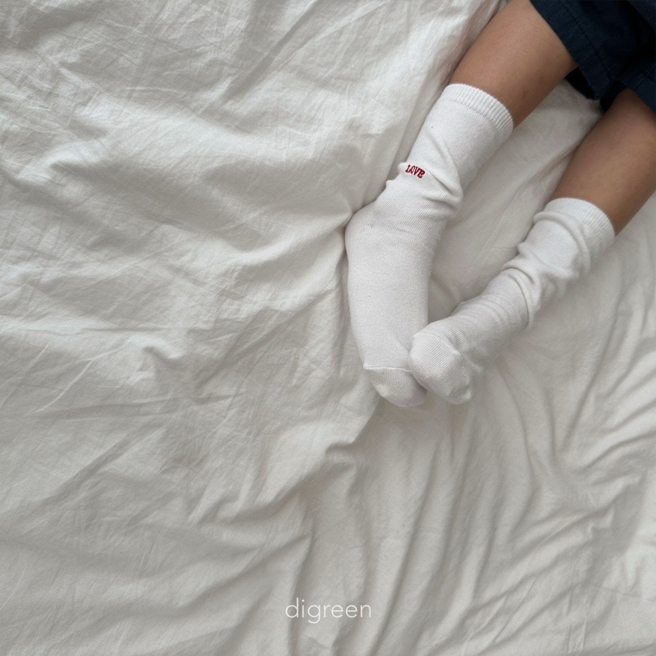 digreen heart socks (12-23cm)