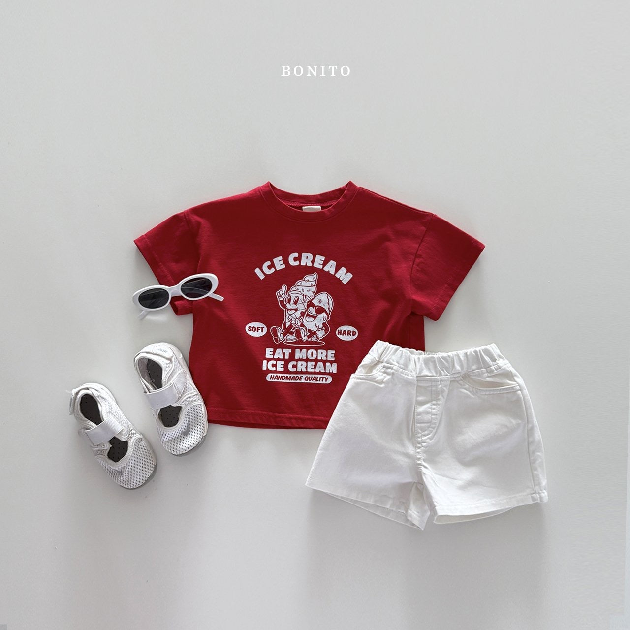 bonito ice cream tee (70-140cm)