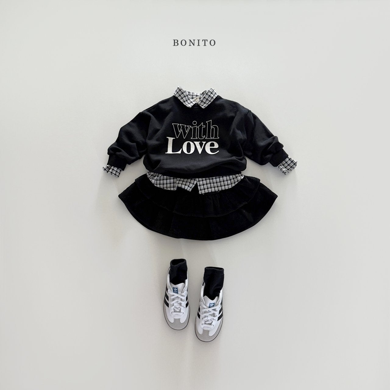 bonito check shirt (~80-140cm)