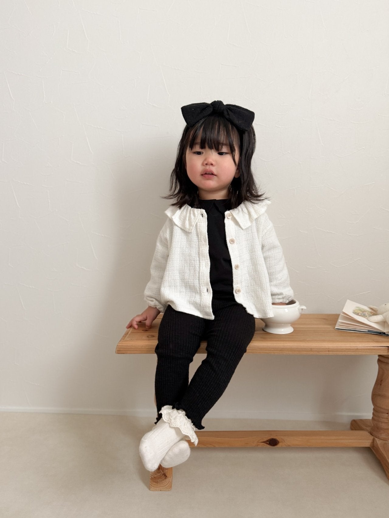 mimi market ringer frill shirt (75-90cm)