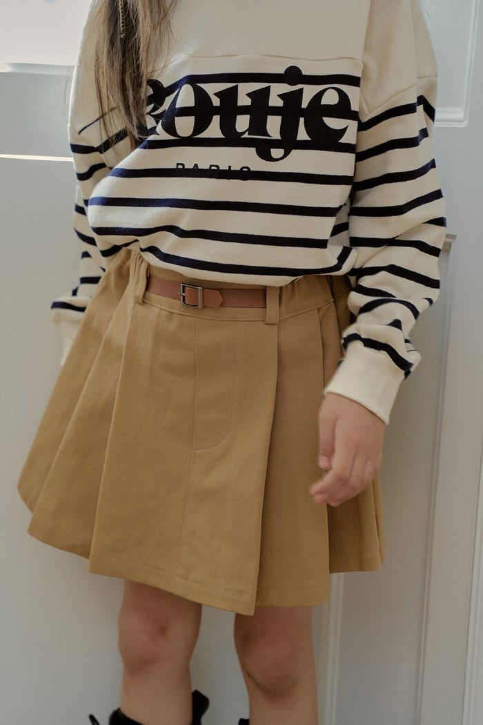 momoann belted cotton skirt (90-150cm)