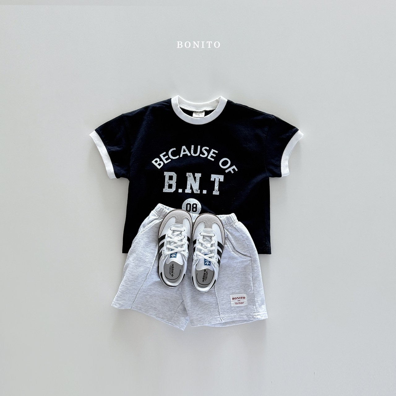 bonito BNT color combination tee (70-140cm)