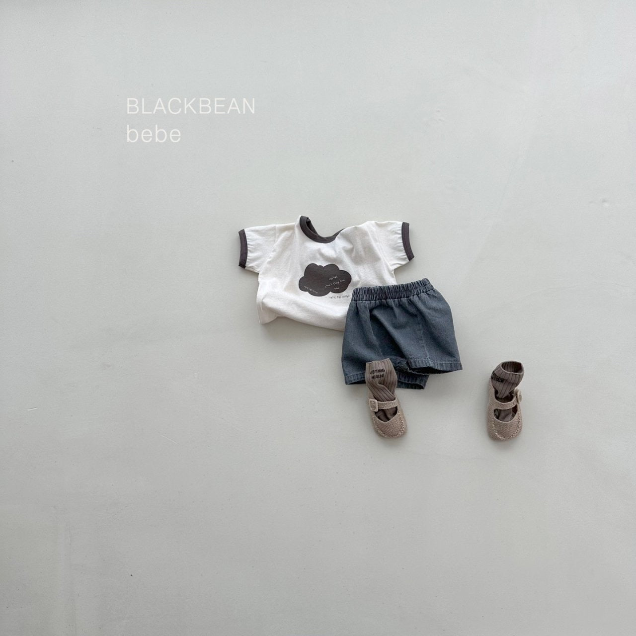 blackbean cloud bebe tee (3-18m)