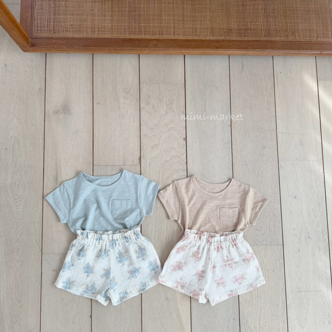 mimi market flower frill shorts (70-85cm)