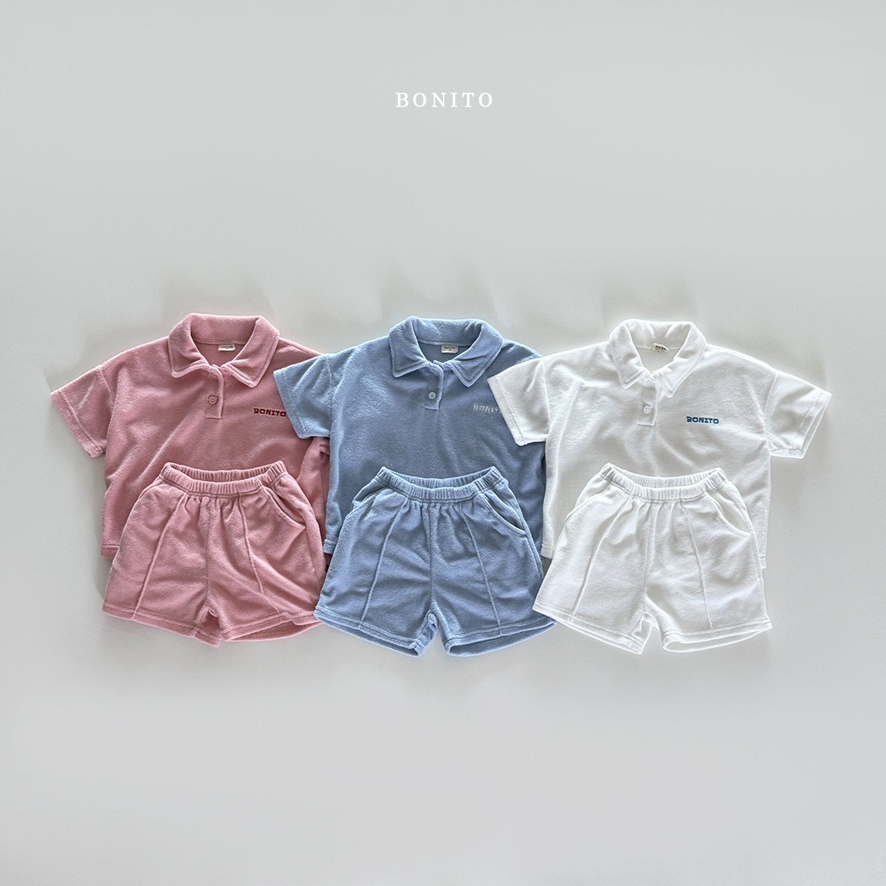 bonito collar terry set (70-140cm)