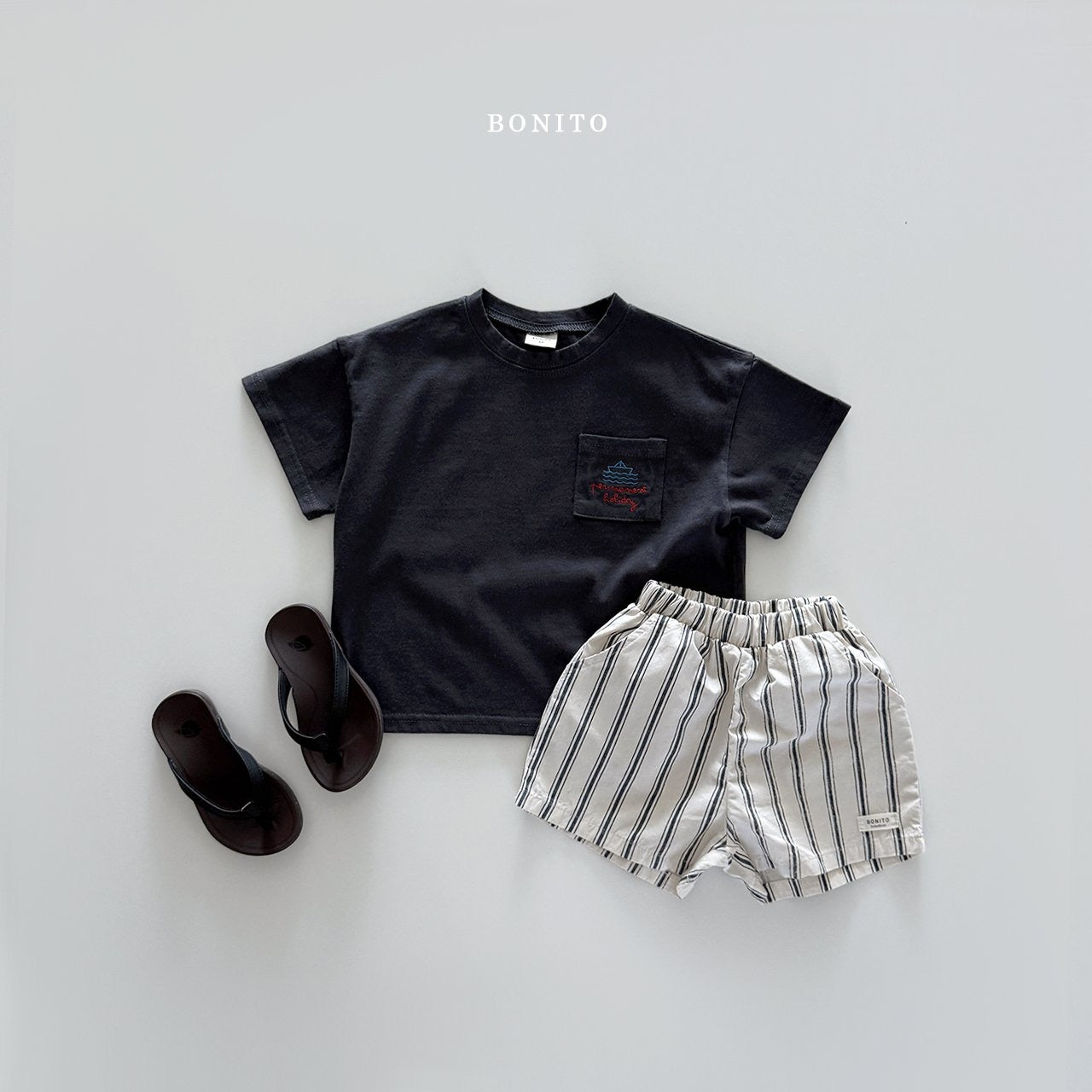bonito plain series shorts (70-140cm)