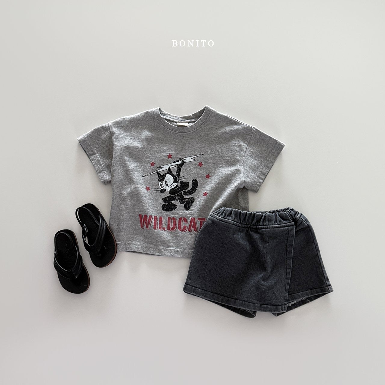 bonito denim skirt shorts (70-140cm)