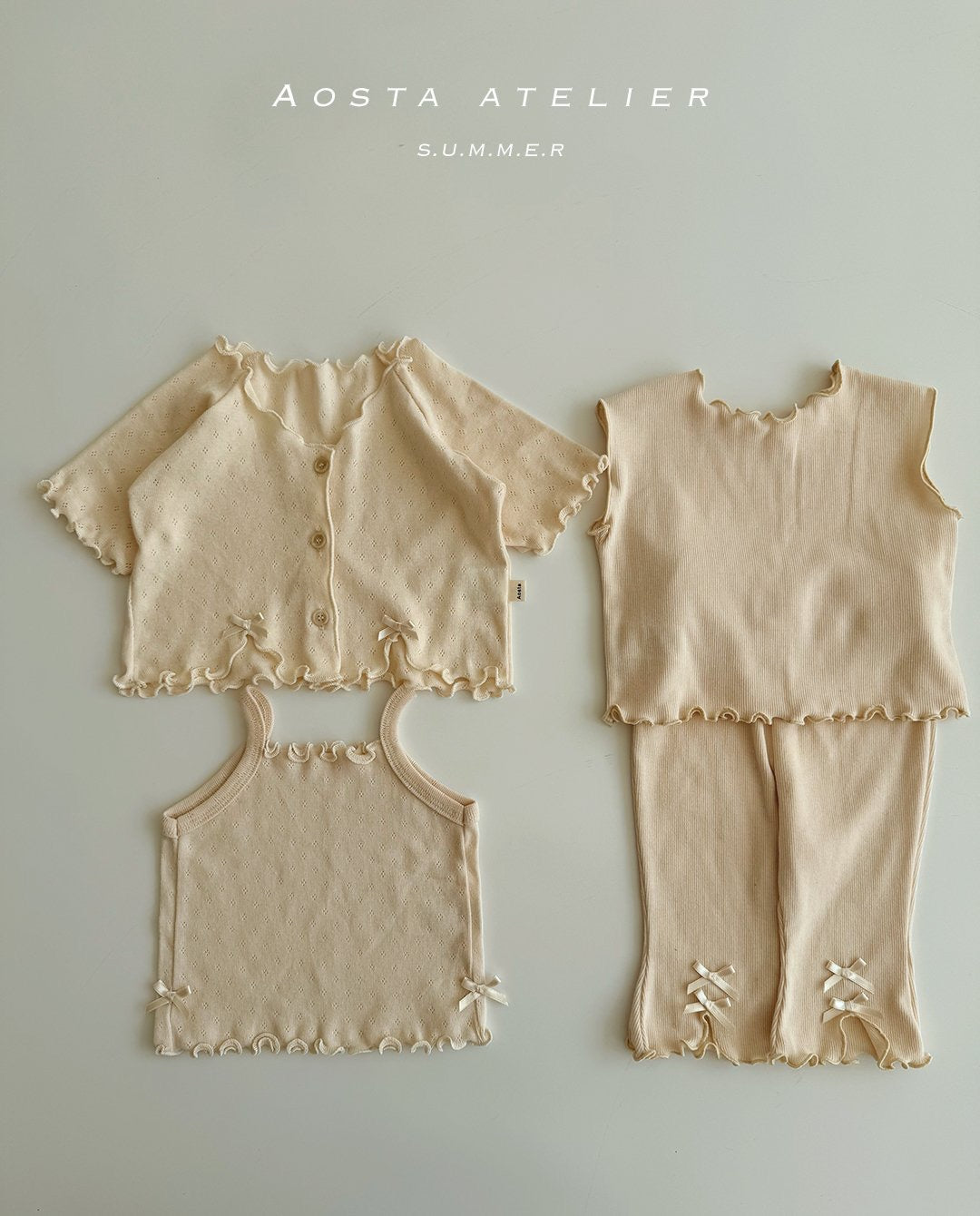 Aosta camellia cardigan (70-110cm)