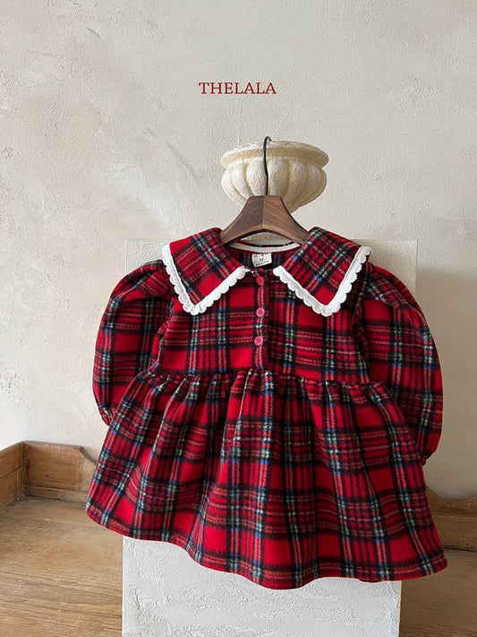 thelala sweet check suit (3-18m)