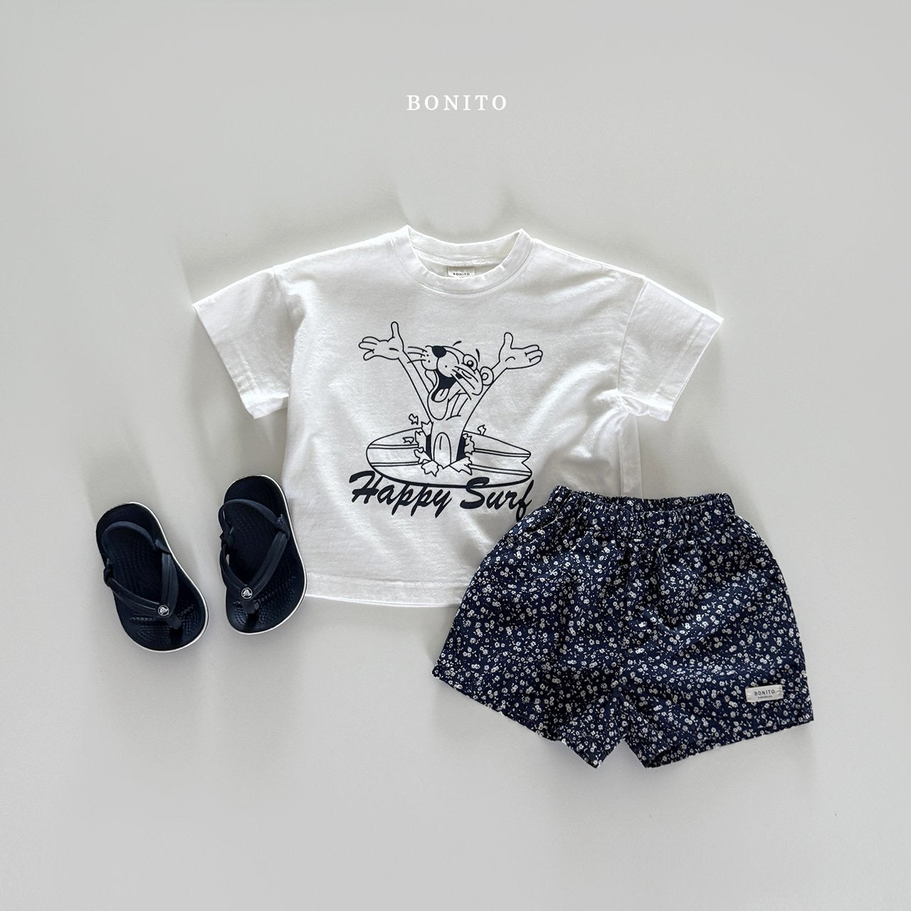 bonito happy surf tee (70-140cm)