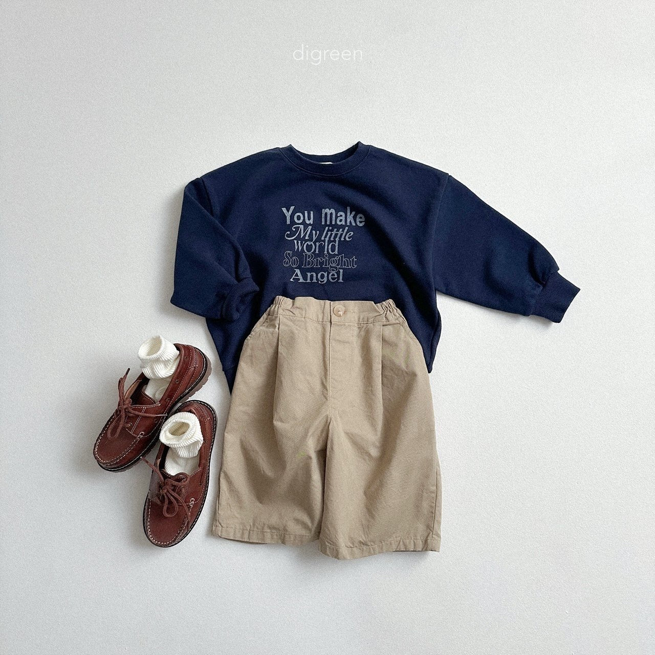digreen olive socks set (12-23cm)