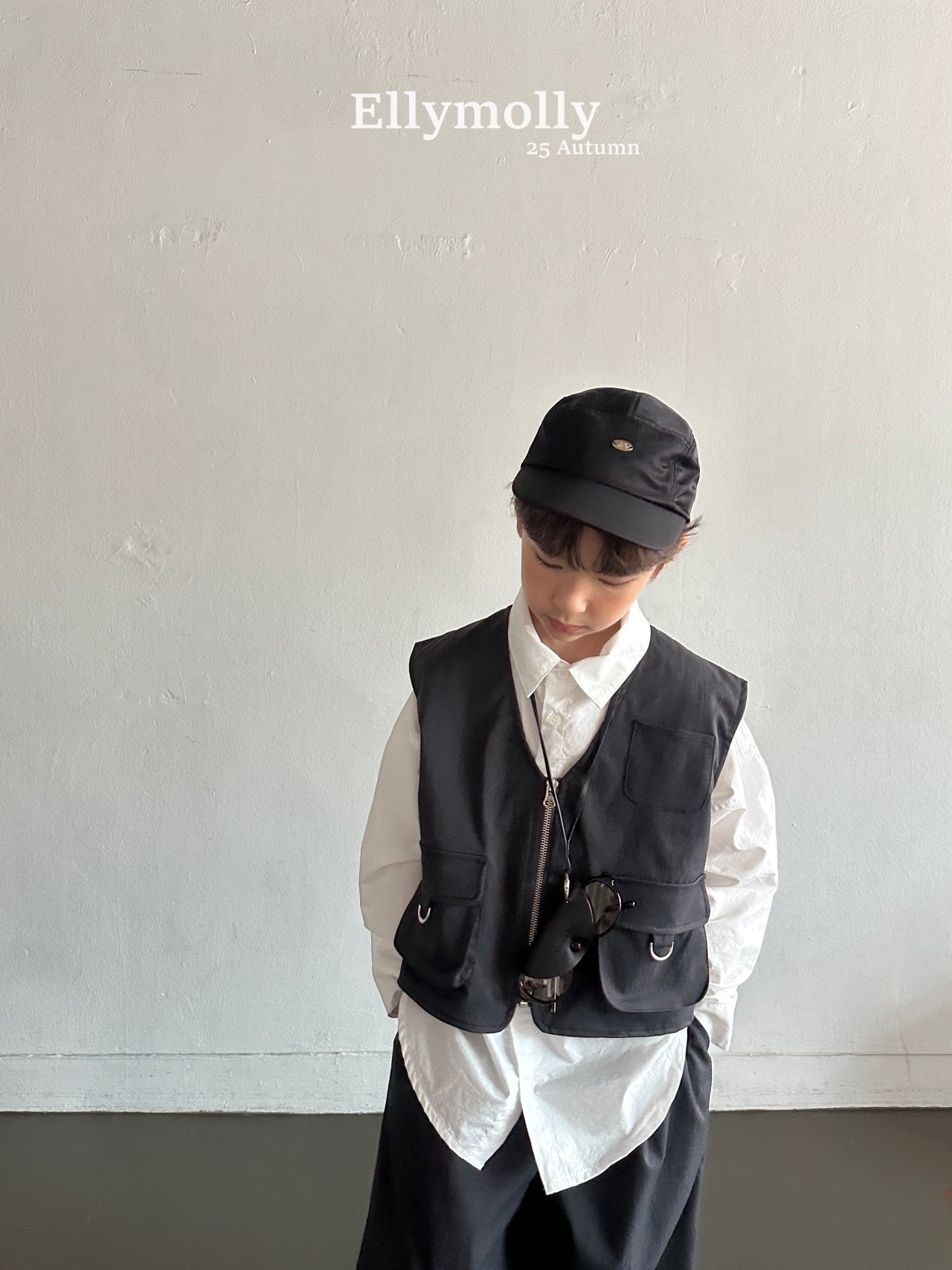 ELLYMOLLY d-ring pocket vest (90-160cm)