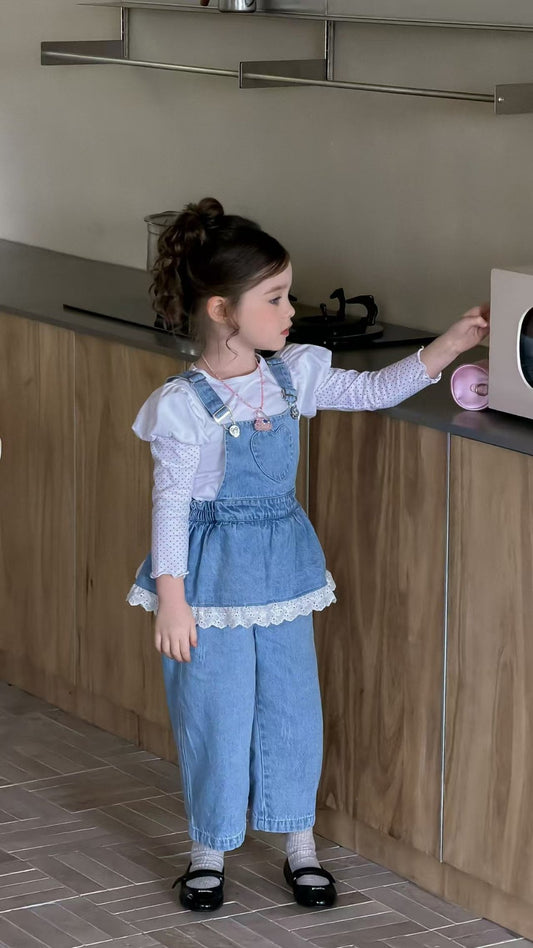 aiai angel white puff tee (95-140cm)