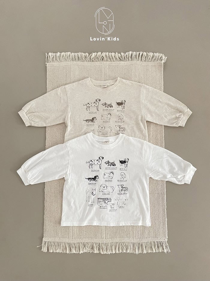 lovin puppy rup tee (80-125cm)