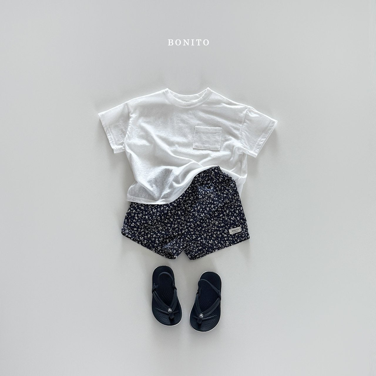 bonito slab pocket tee (70-140cm)