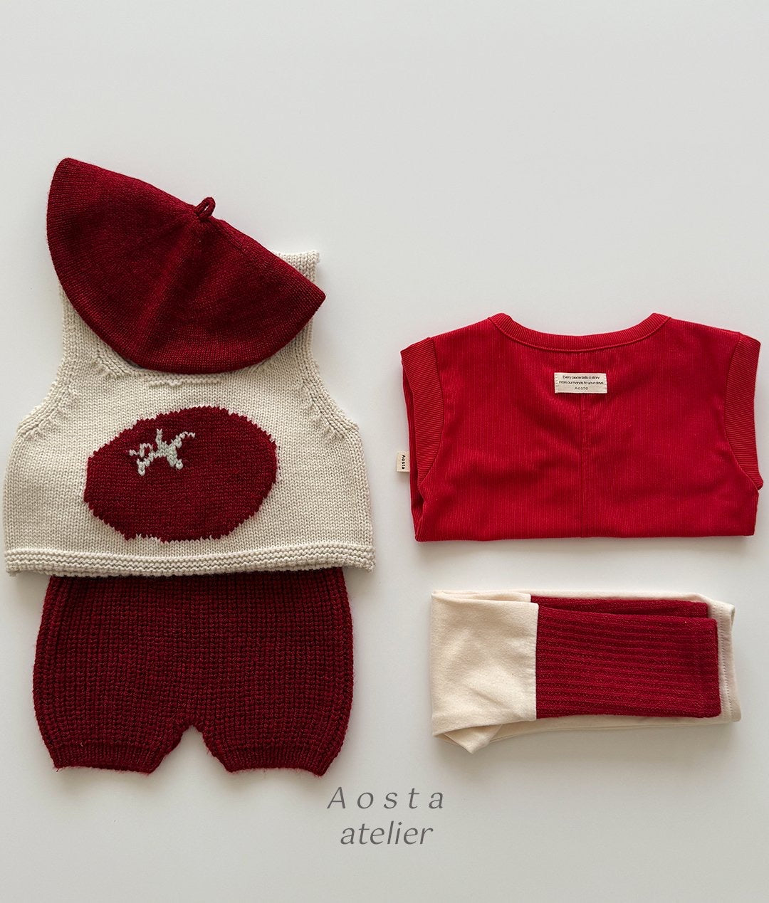 Aosta knit o vest (~70-115cm)