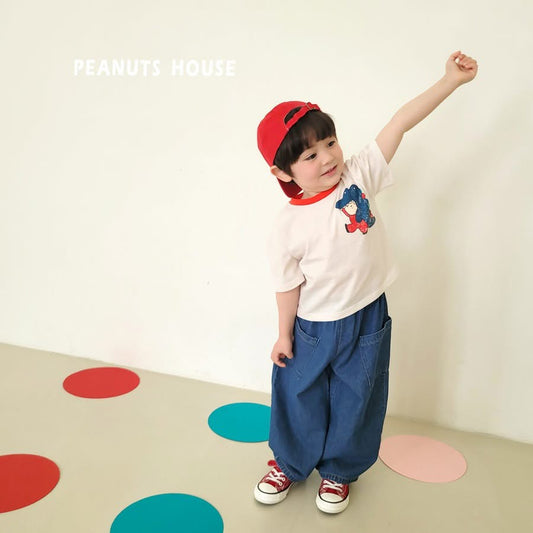 Peanuts 方方口袋牛仔長褲 (85-140cm)