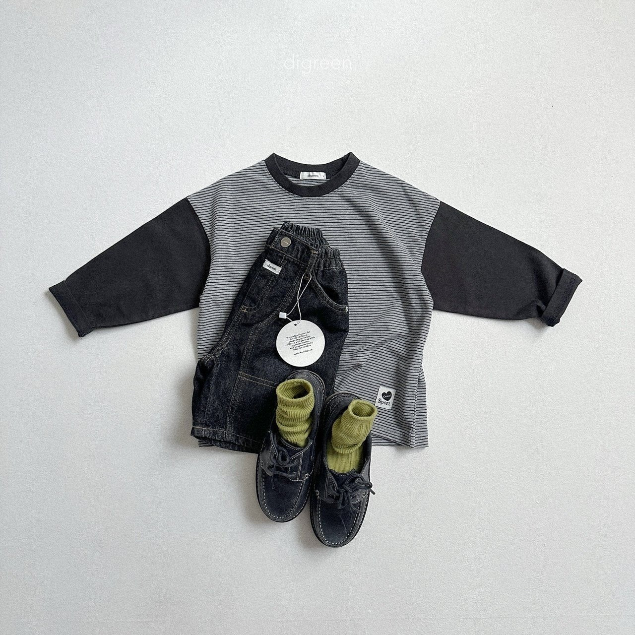 digreen color toning st t-shirt (90-130cm)