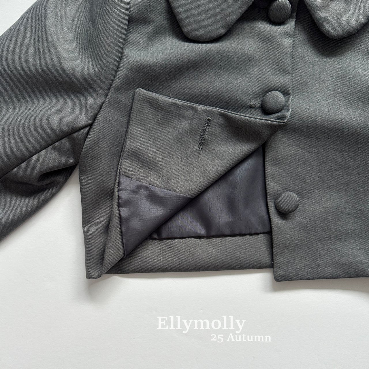 ELLYMOLLY shushu crop jk (90-145cm)