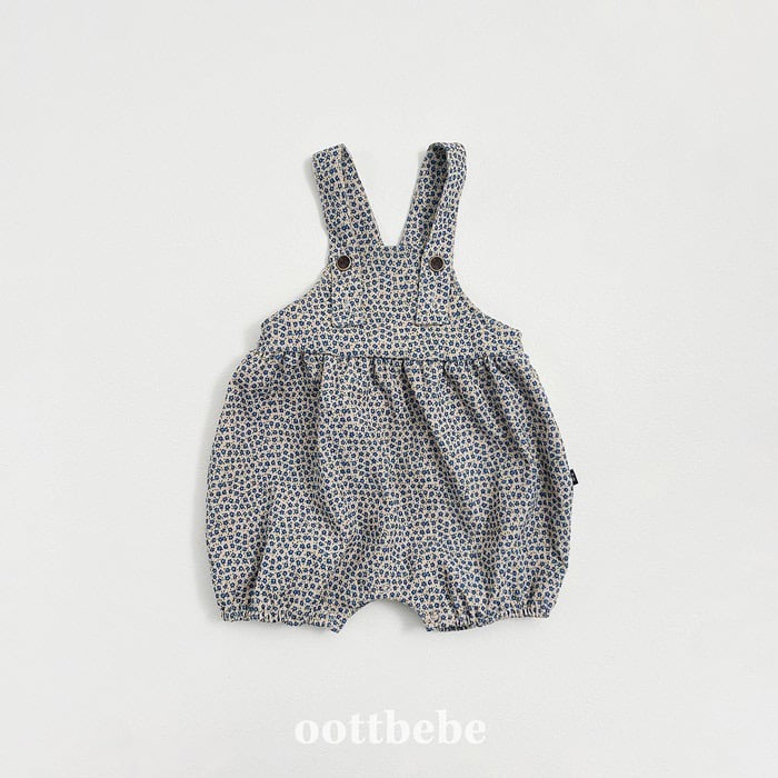 oottbebe bloom suspender suit(3-12m)