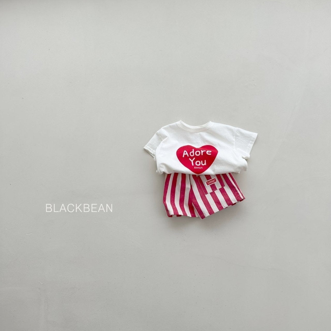 blackbean heart tee(bebe&kids)