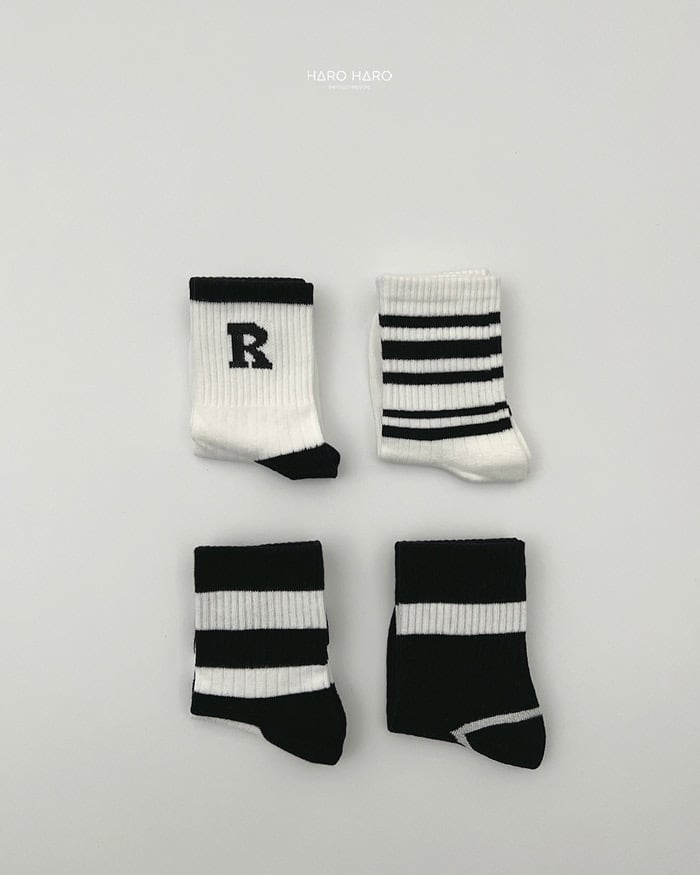 HAROHARO best socks set (3-9y)