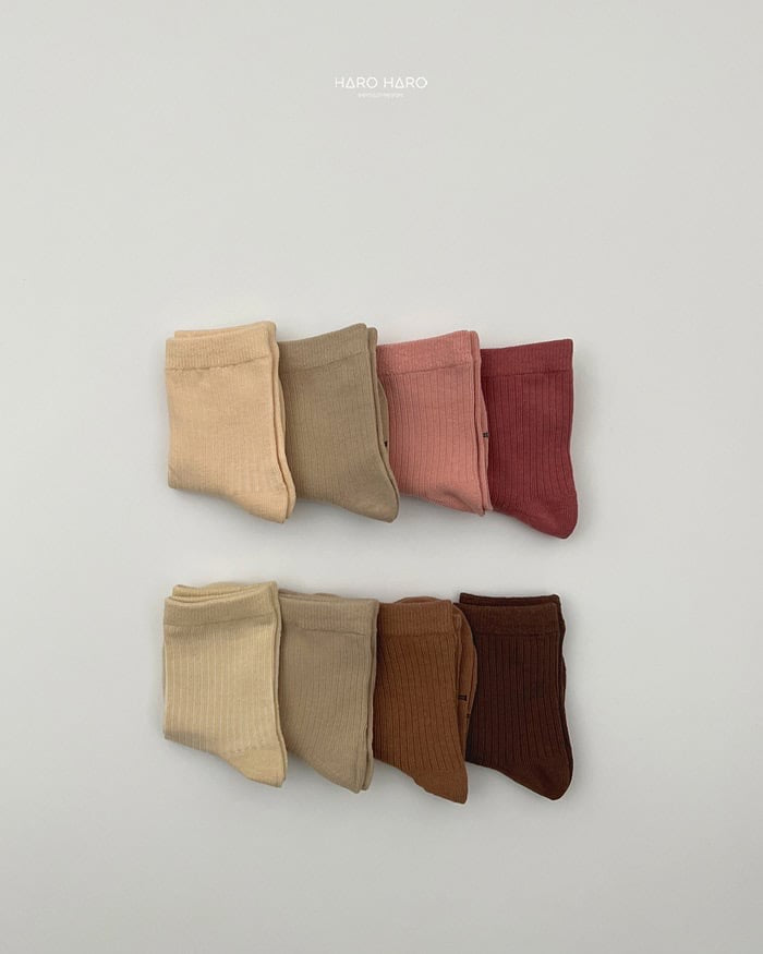 HAROHARO powder socks set (3-9y)
