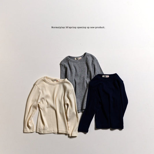 normalplay tencel rib T (75-140cm)