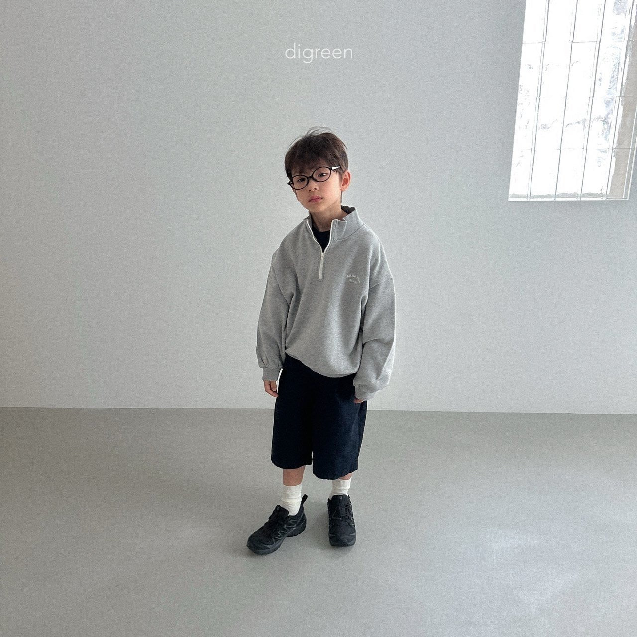 digreen little zip-up (90-130cm)