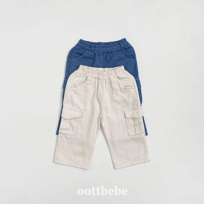 oottbebe stitch cargo pants (75-120cm)