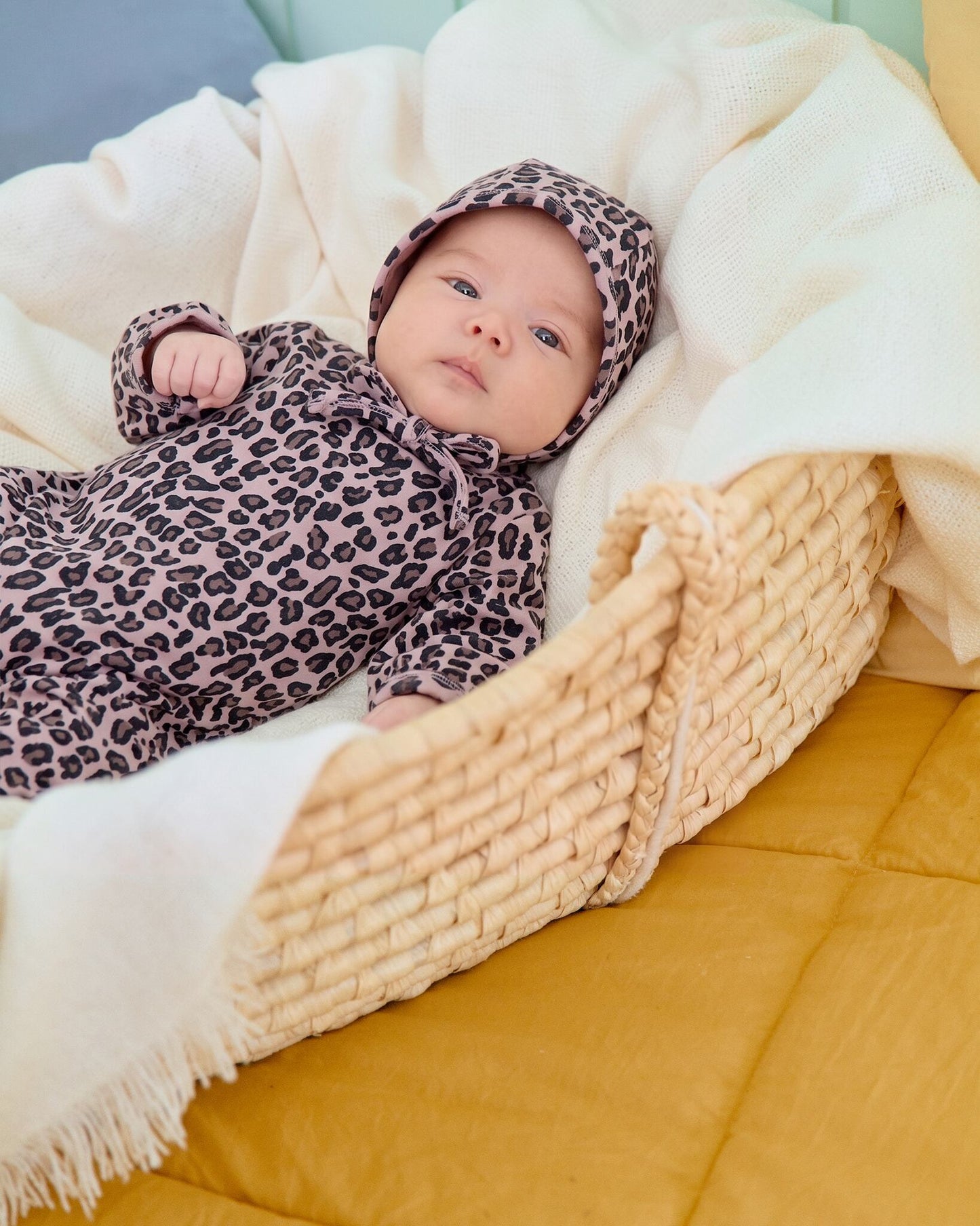 oottbebe little leopard suits SET (0-12m)