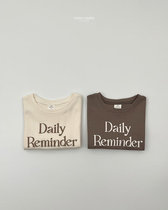 HAROHARO daily crop tee (85-140cm)
