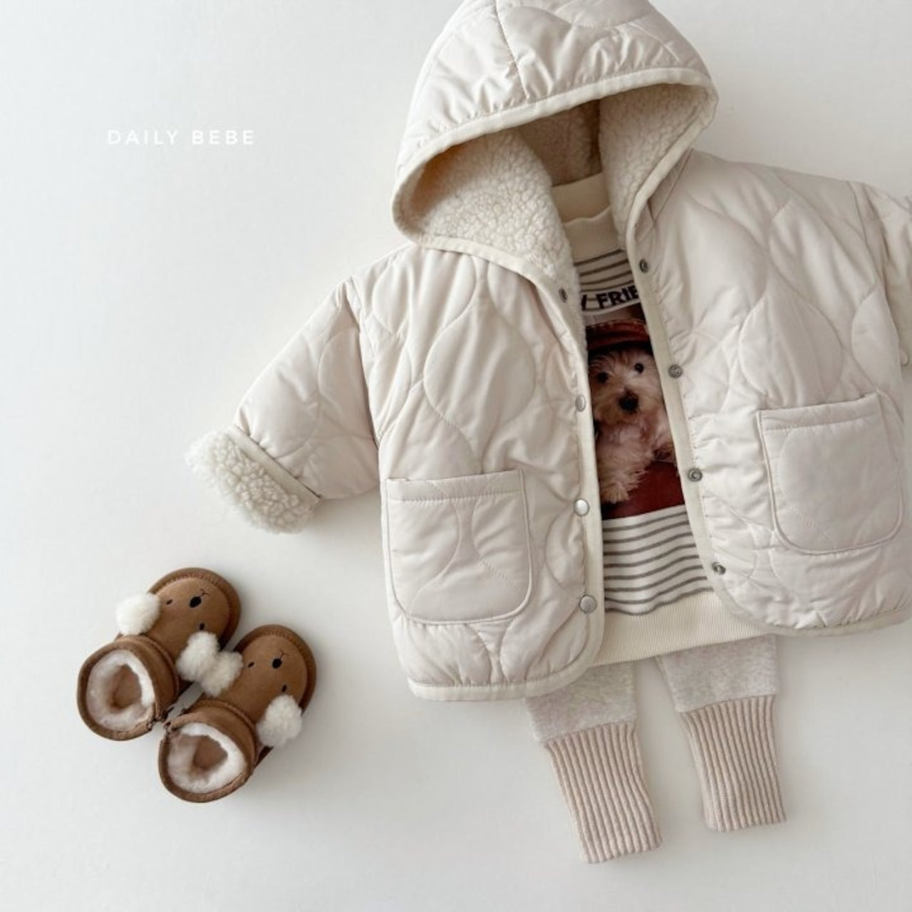 Dailybebe double sided hooded jumper (75-140cm)