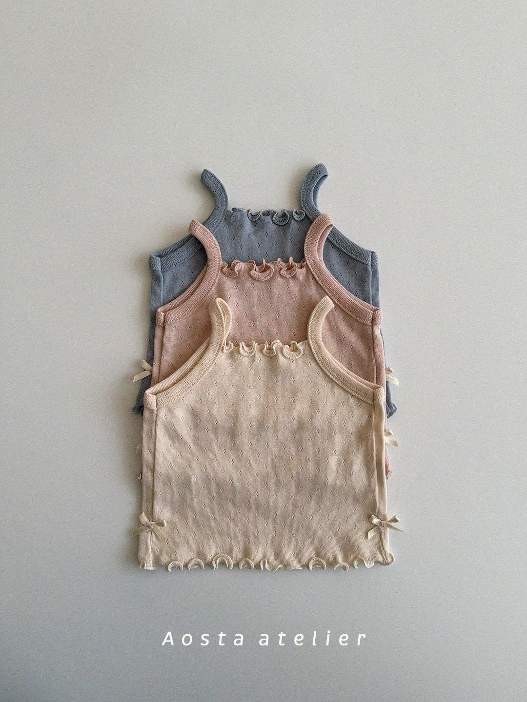 Aosta camellia sleeveless t (70-110cm)