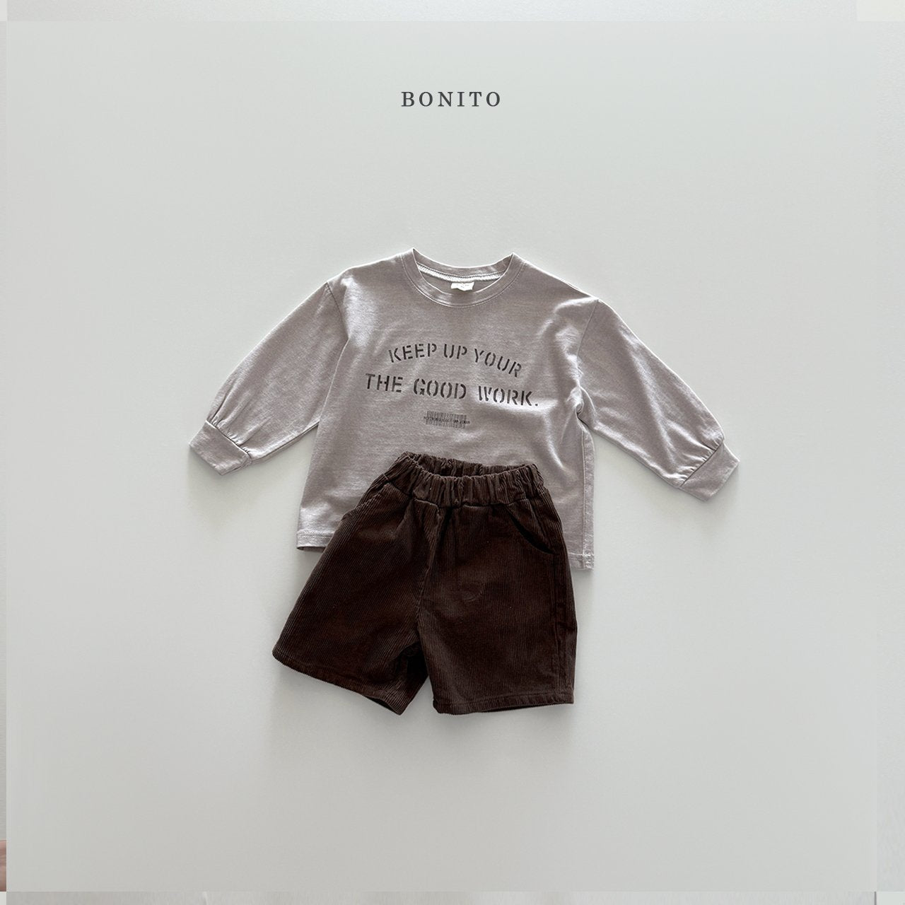 bonito keep up pigment tee (~80-140cm)