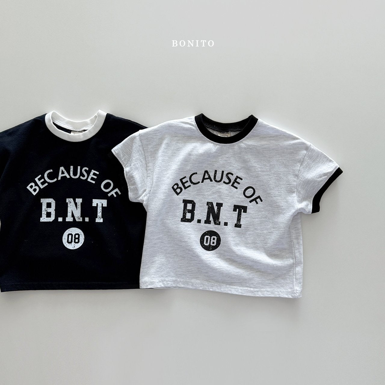 bonito BNT color combination tee (70-140cm)